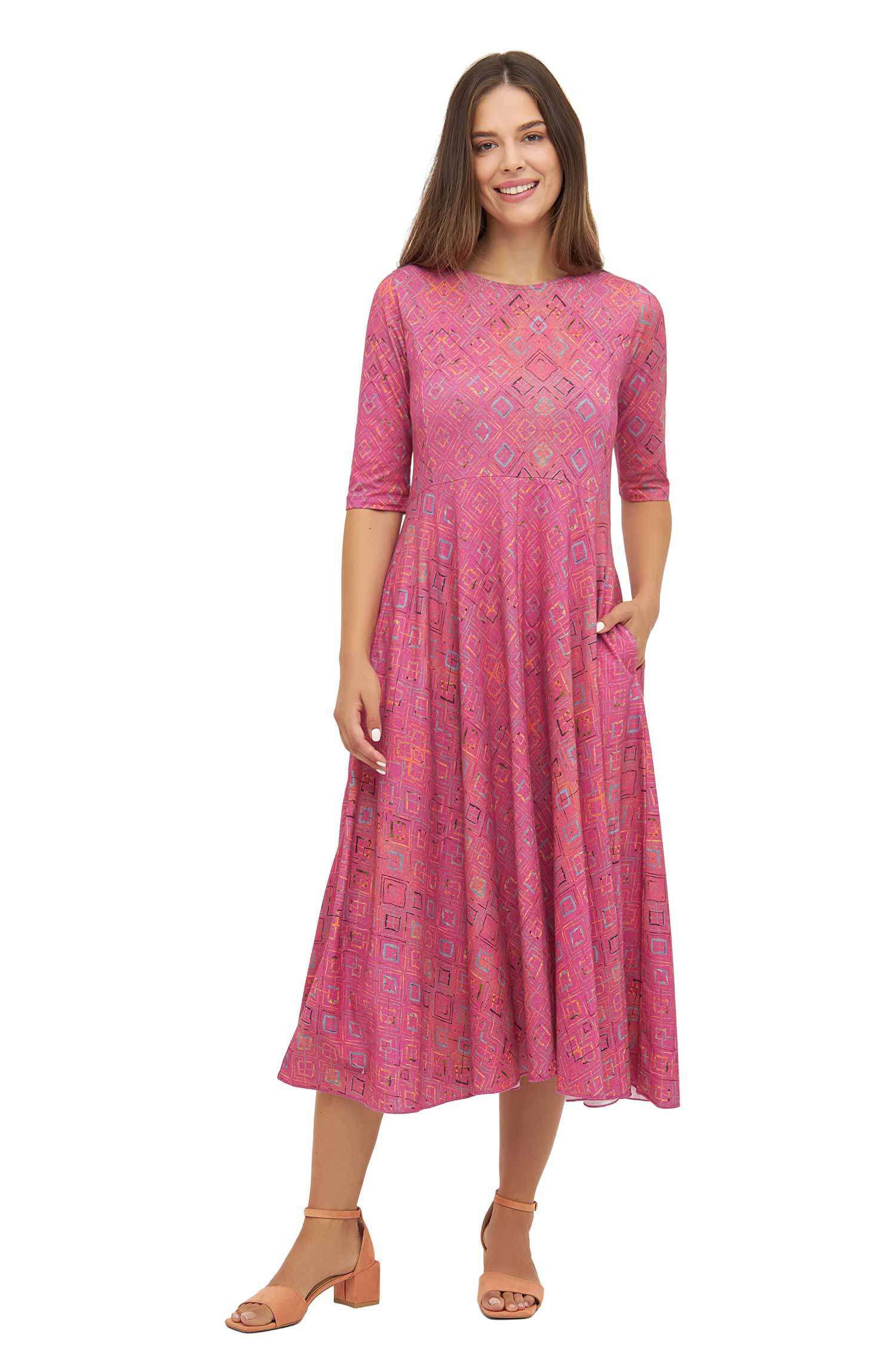 SALMA dress made from 100% organic Pima cotton