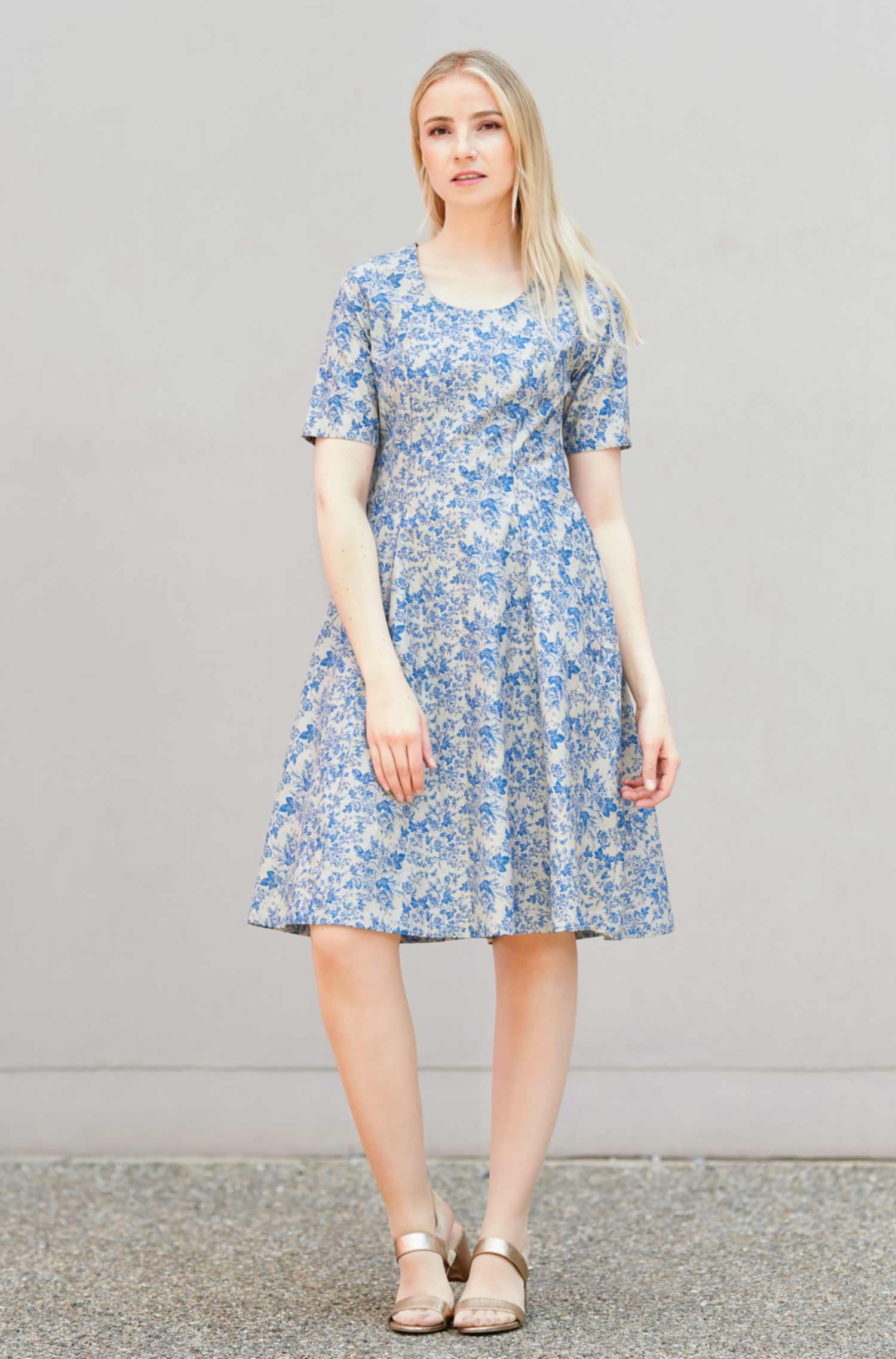 Dress SARA made of 100% Pima organic cotton