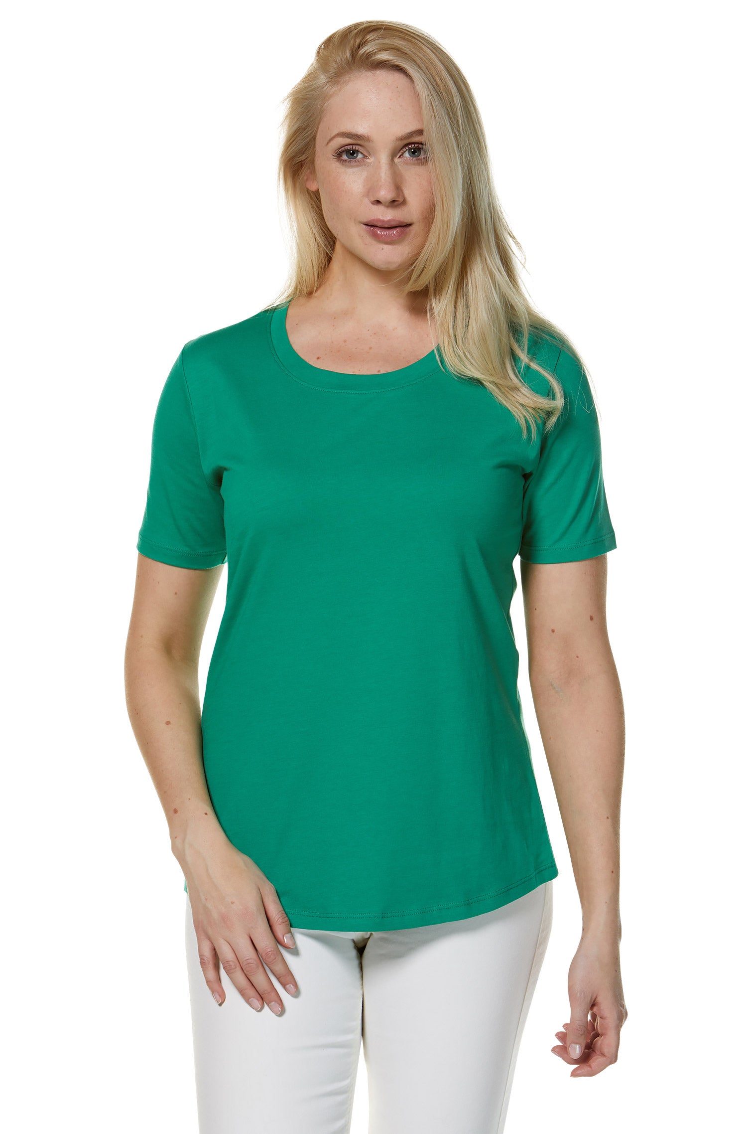 Short sleeve T-shirt made from 100% organic Pima cotton