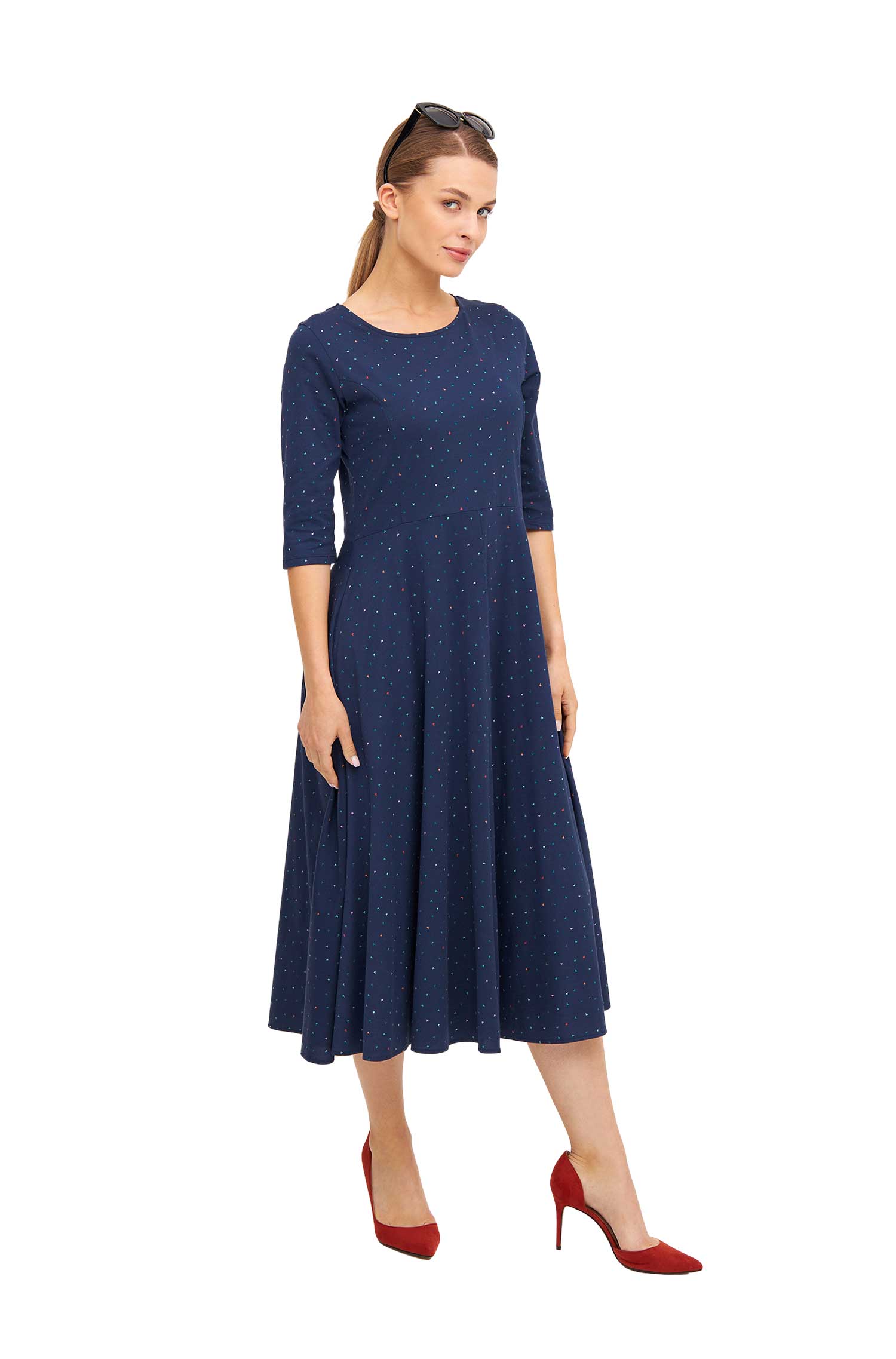 Langes Kleid ALPAQUITAS aus Bio-Pima-Baumwolle