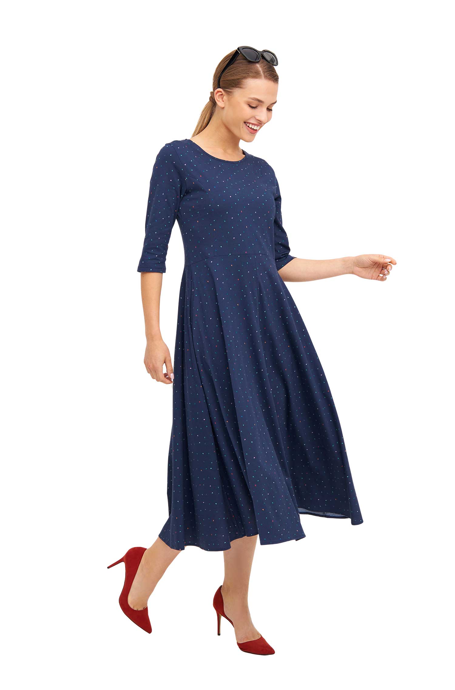 Langes Kleid ALPAQUITAS aus Bio-Pima-Baumwolle