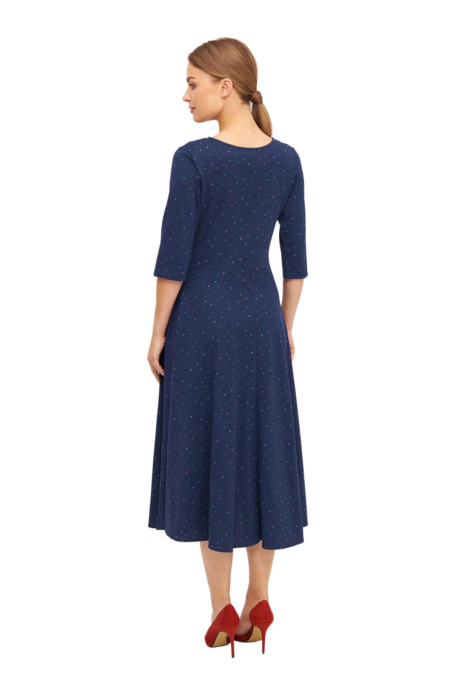 Langes Kleid ALPAQUITAS aus Bio-Pima-Baumwolle