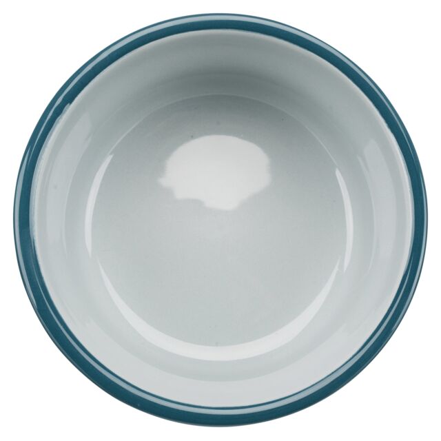 Trixie Napf-Set, Keramik/Metall - petrol/grau - 2 ×