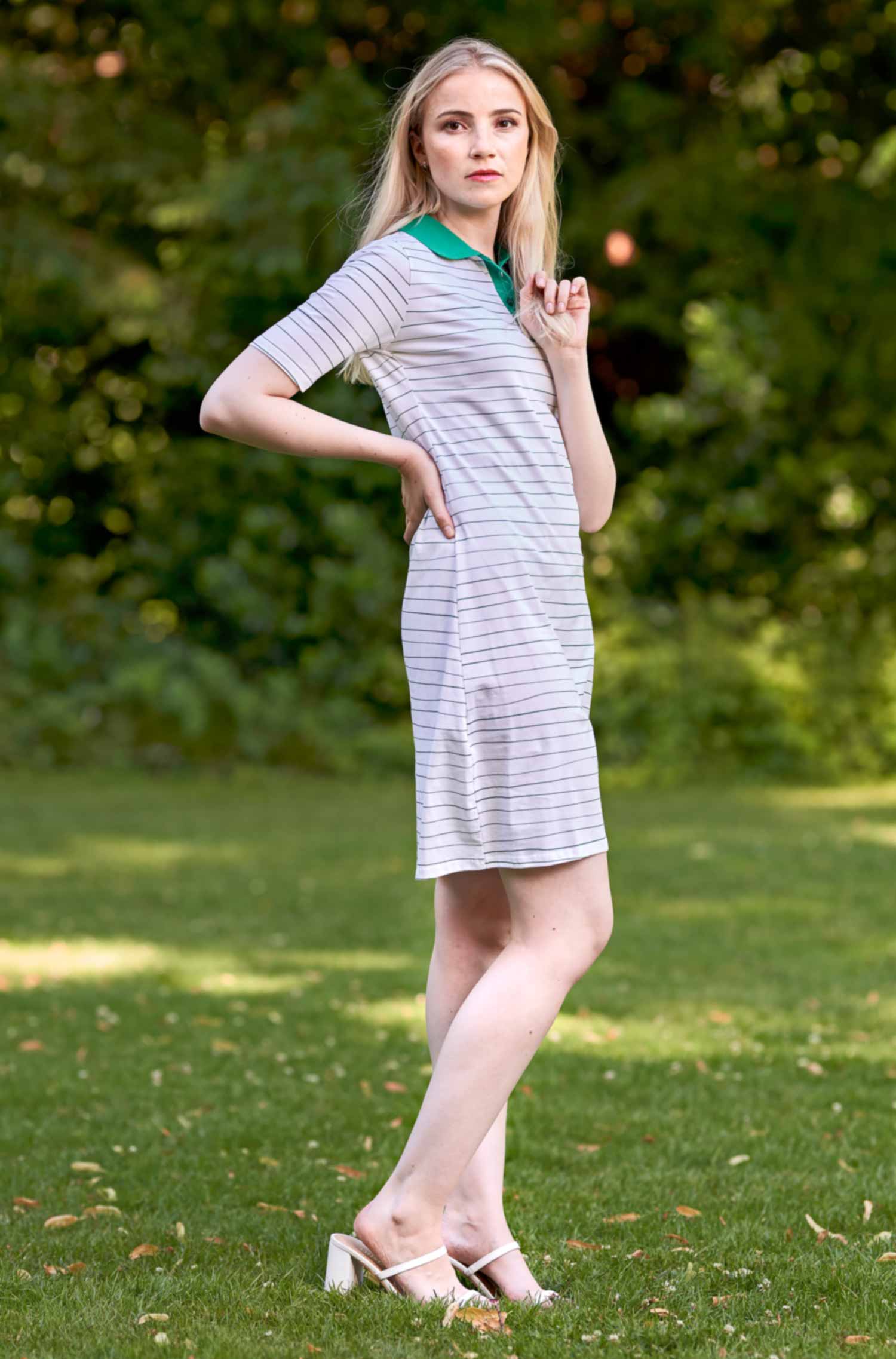 Polo Kleid LINEAS aus 100% Pima Bio Baumwolle