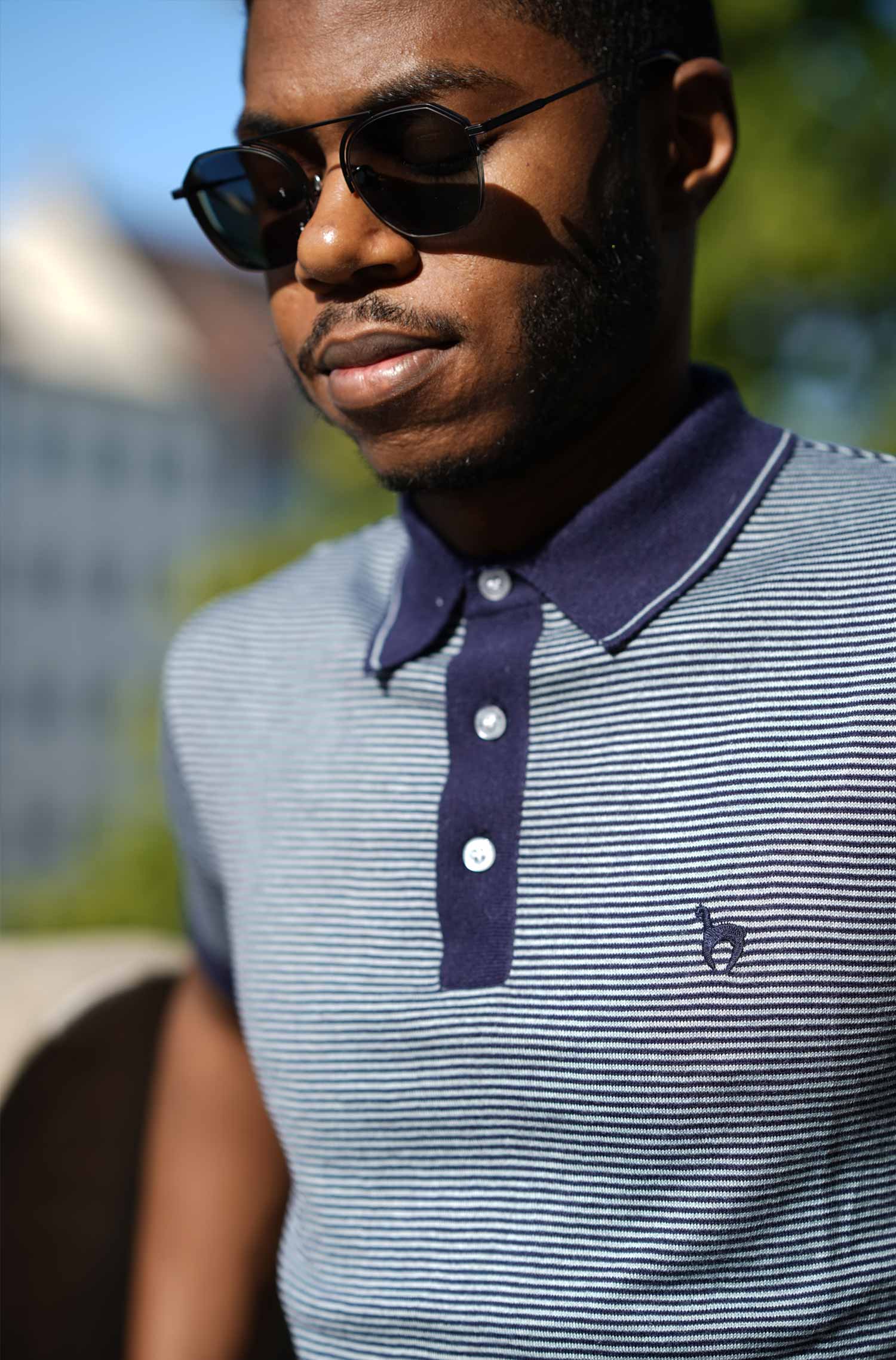Polo Shirt DIEGO aus Royal Alpaka-Baumwoll-Mix