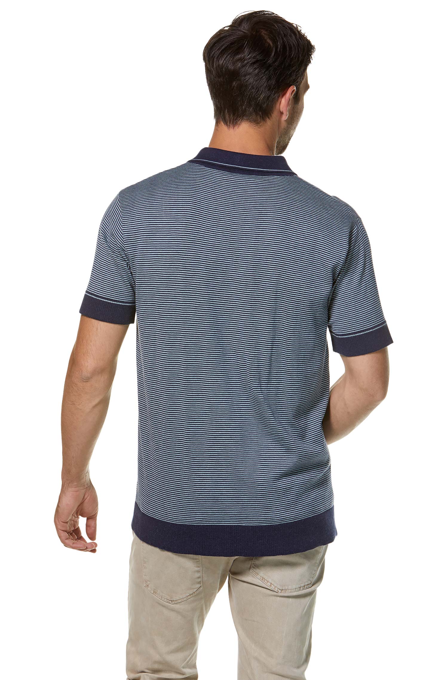 Polo Shirt DIEGO aus Royal Alpaka-Baumwoll-Mix