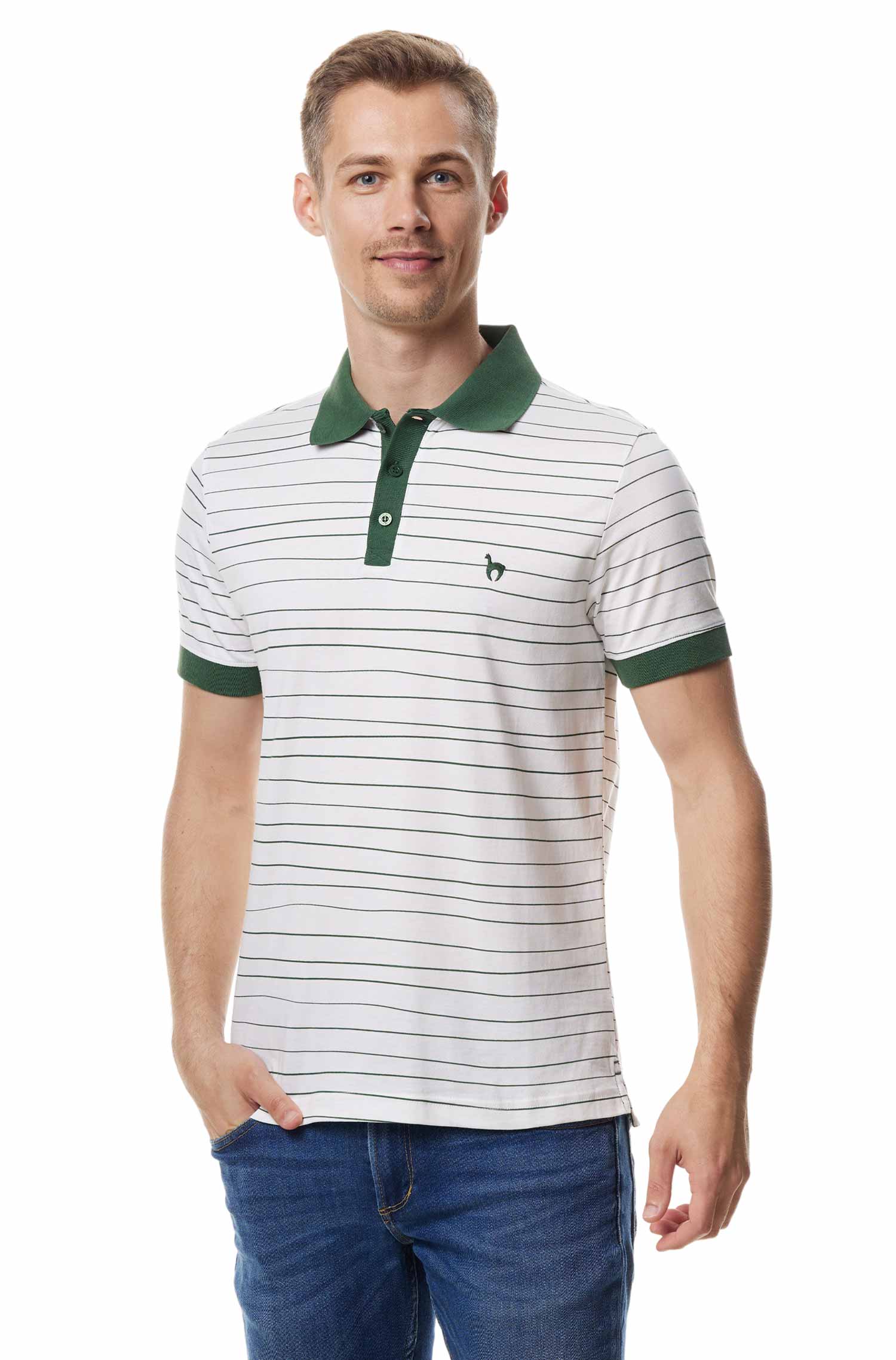Polo Shirt LINEAS aus 100% Bio-Pima-Baumwolle