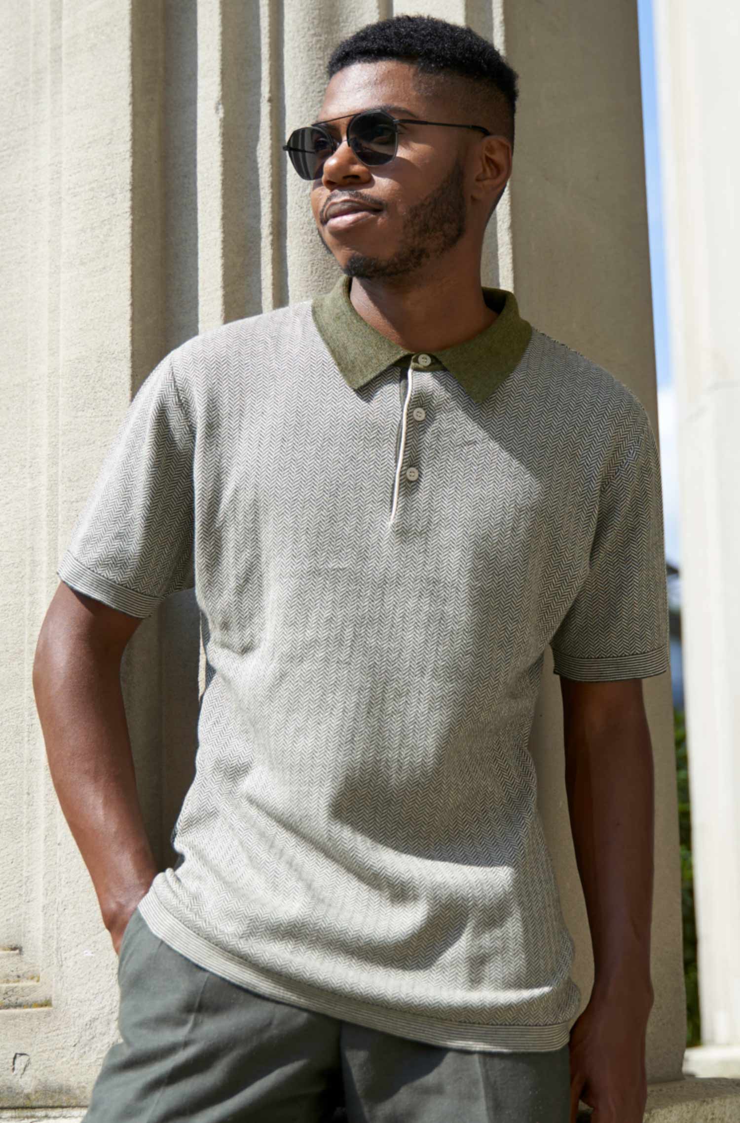 Polo shirt SANTIAGO made from Royal Alpaca-cotton mix