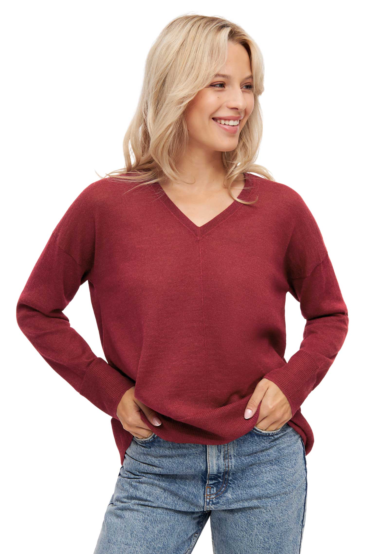 Pull AMBRA en mélange de coton baby alpaga