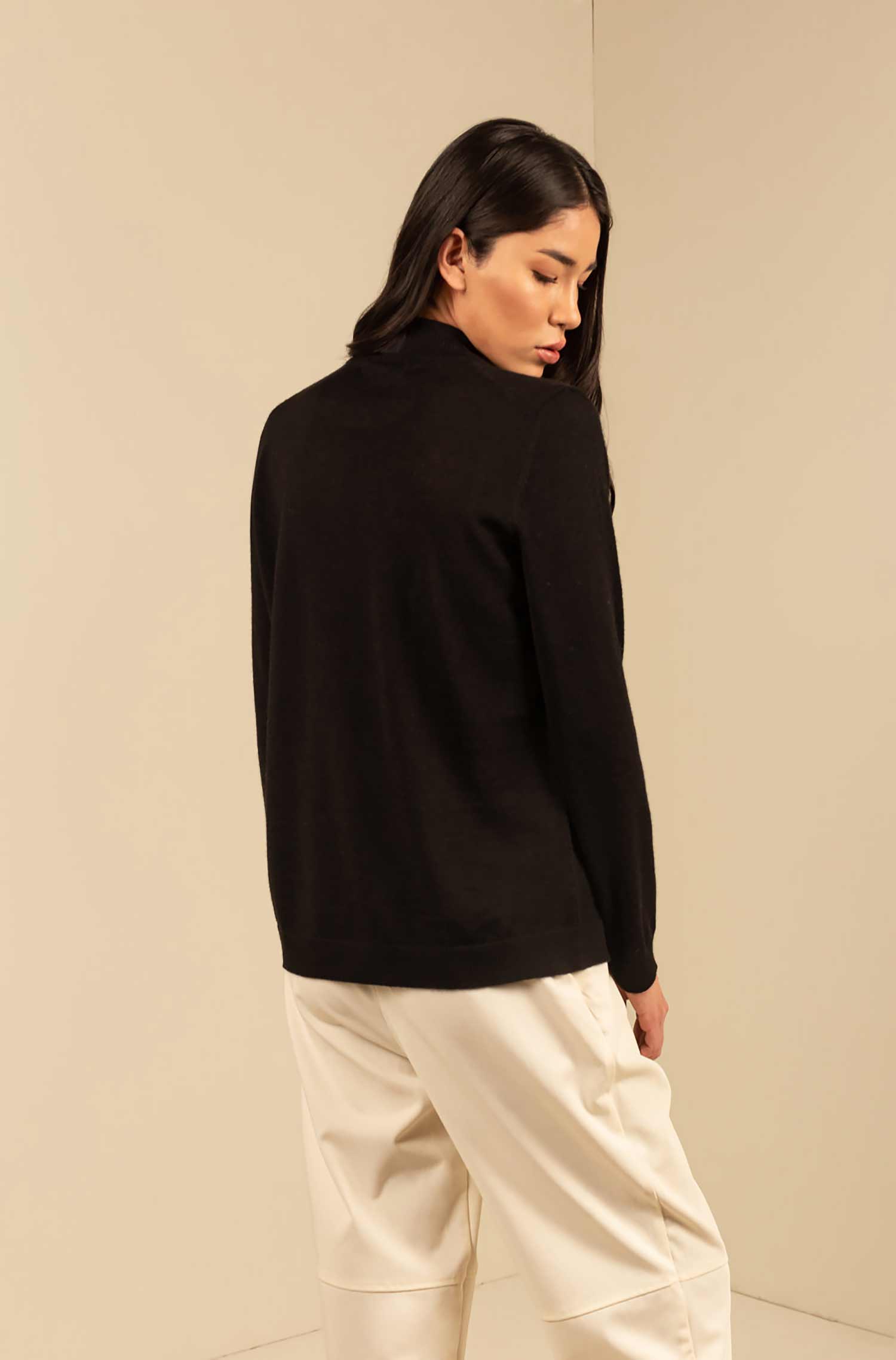 Pullover ANAHI mit Turtleneck Baby Alpaka Damen Basic von KUNA Essentials