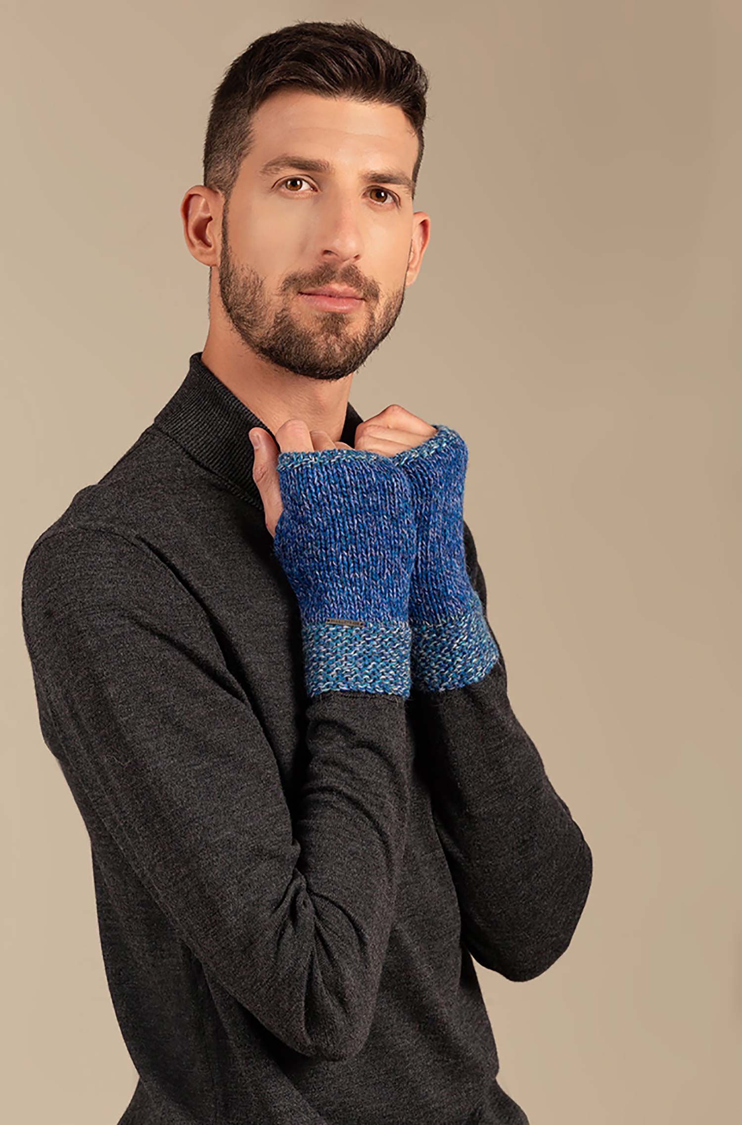 Gants chauffe-poignets UNDO en bébé alpaga