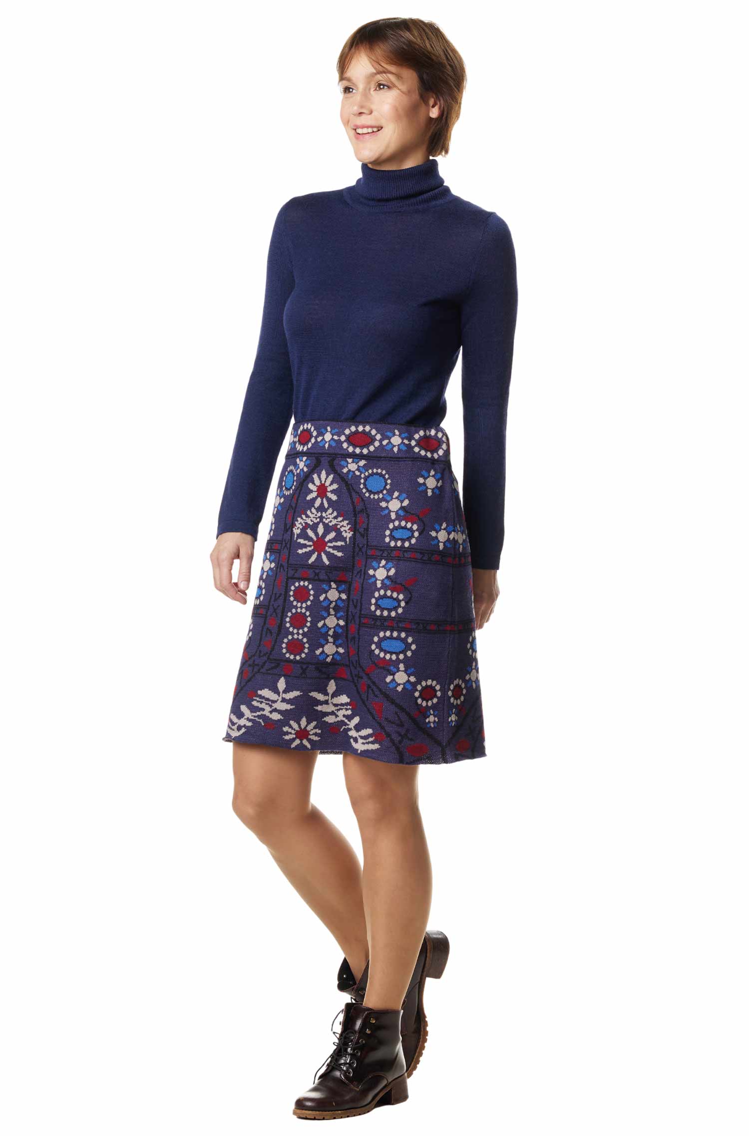 Rock BELLA mit 90% Bio Pima Baumwolle & 10% Royal Alpaka
