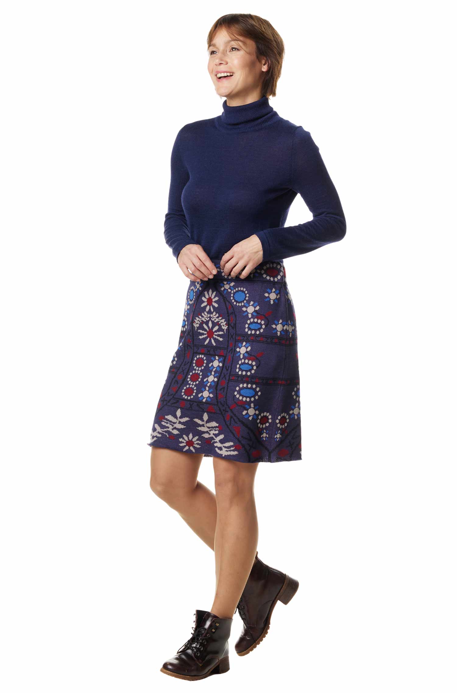 Rock BELLA mit 90% Bio Pima Baumwolle & 10% Royal Alpaka