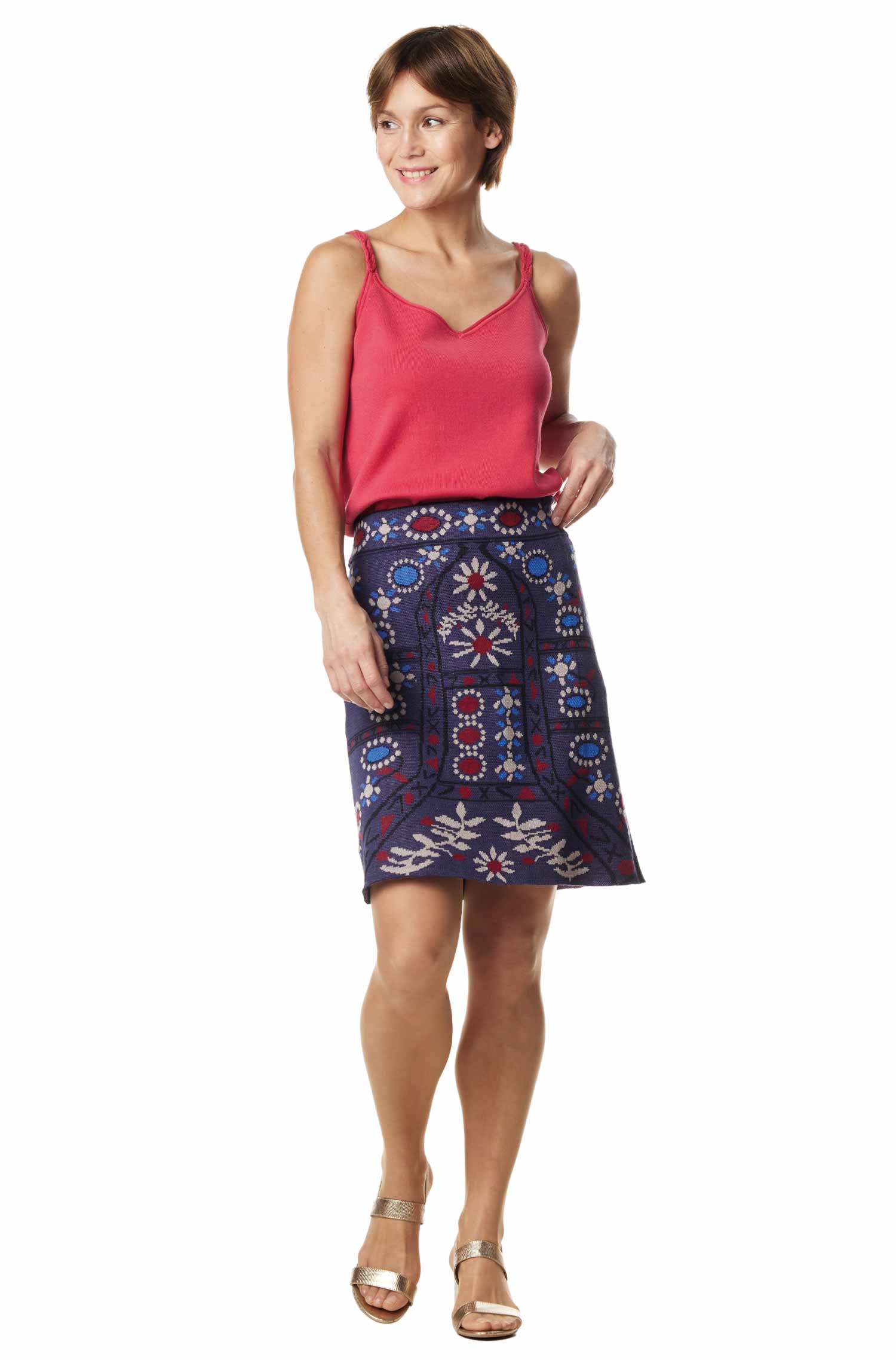 Rock BELLA mit 90% Bio Pima Baumwolle & 10% Royal Alpaka