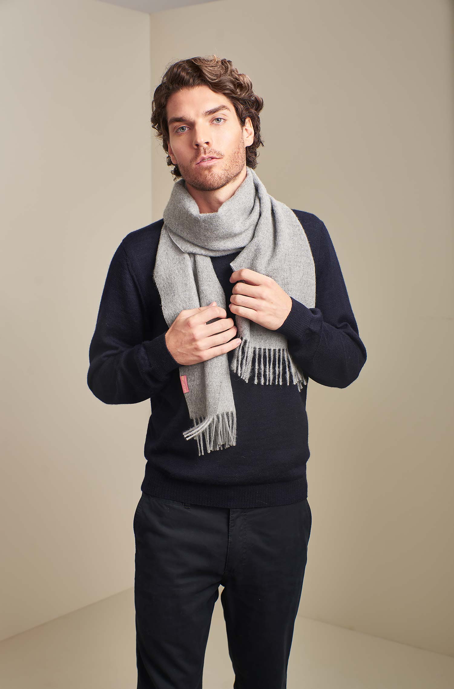 ADRIAN scarf made of pure baby alpaca for women and men by KUNA Essentials