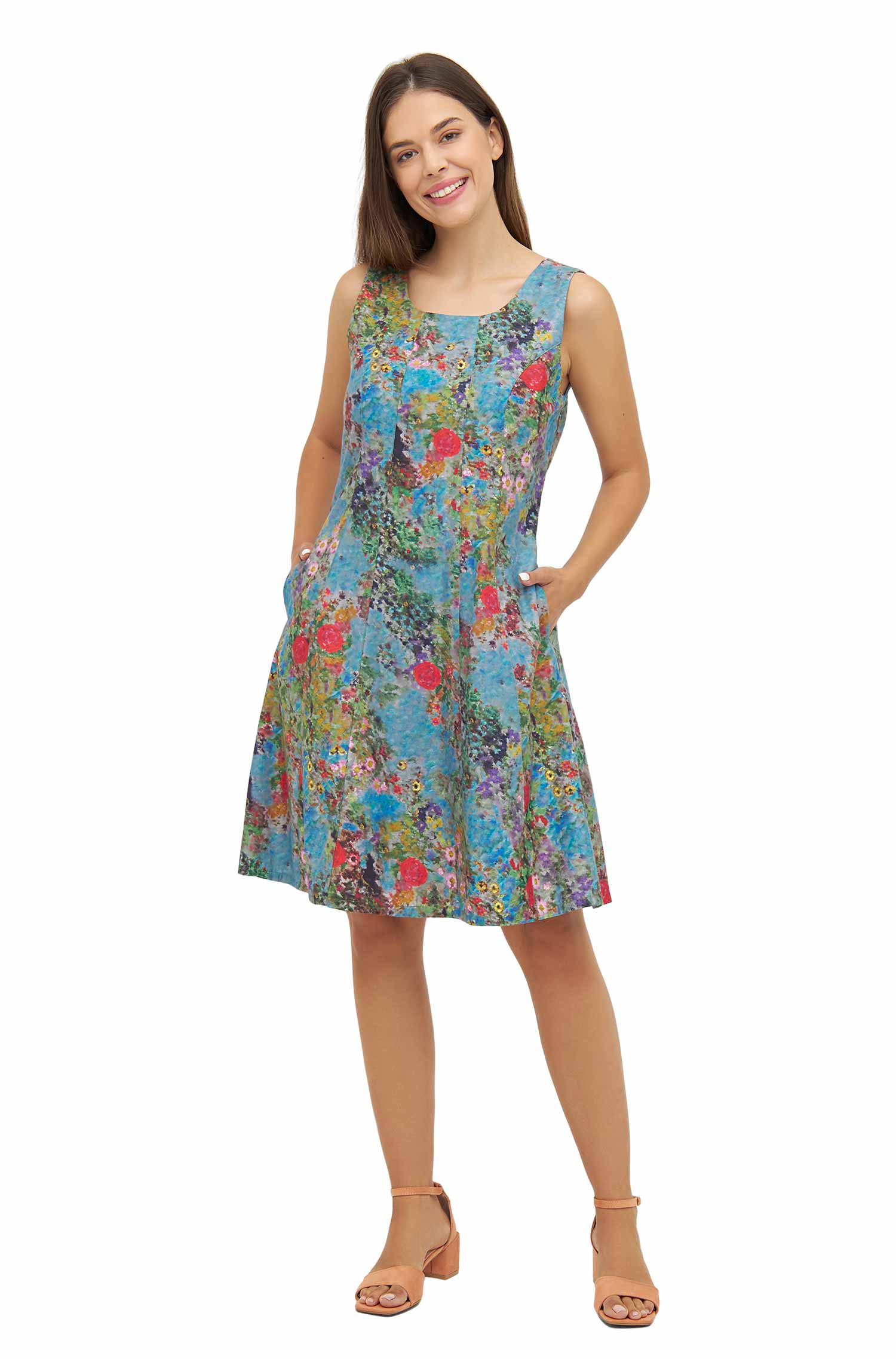 Sommerkleid MATILDE  aus 100% Pima-Bio-Baumwolle