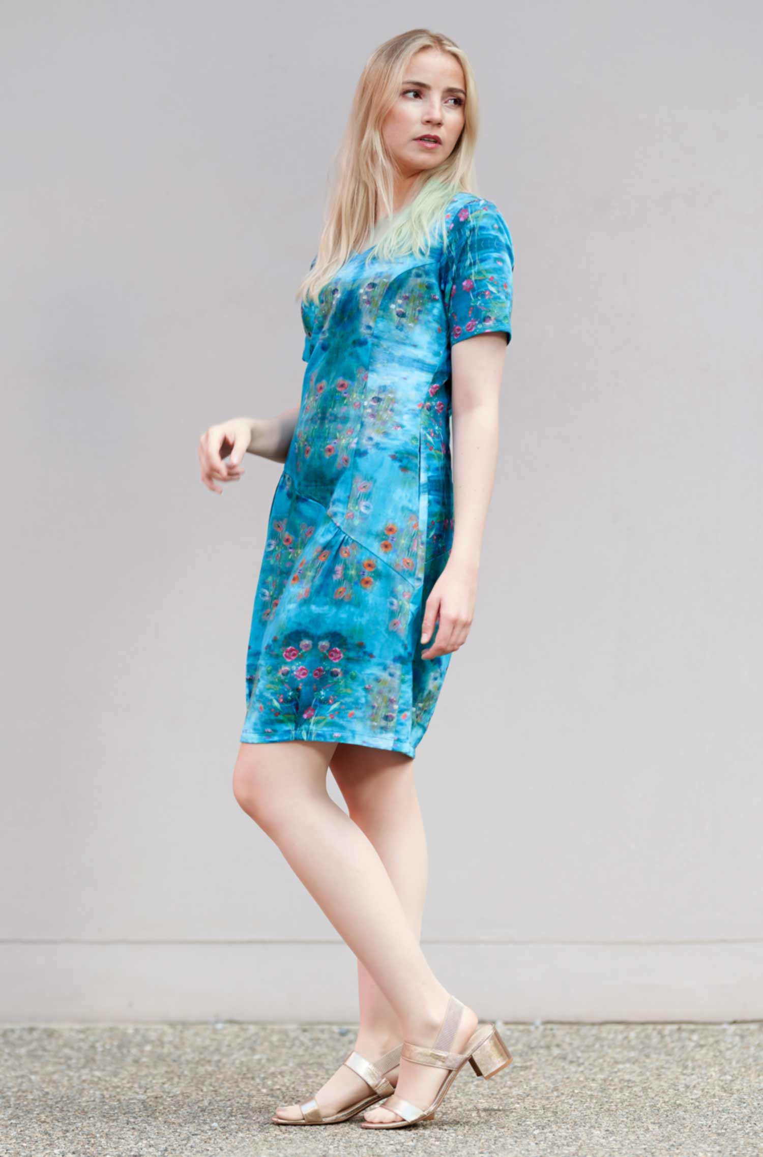 SIENNA summer dress made from 100% organic Pima cotton