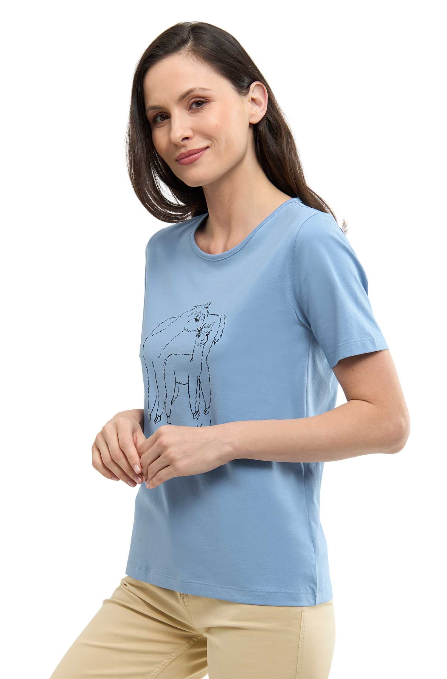 T-Shirt ALPACA LOVE mit Alpaka Print