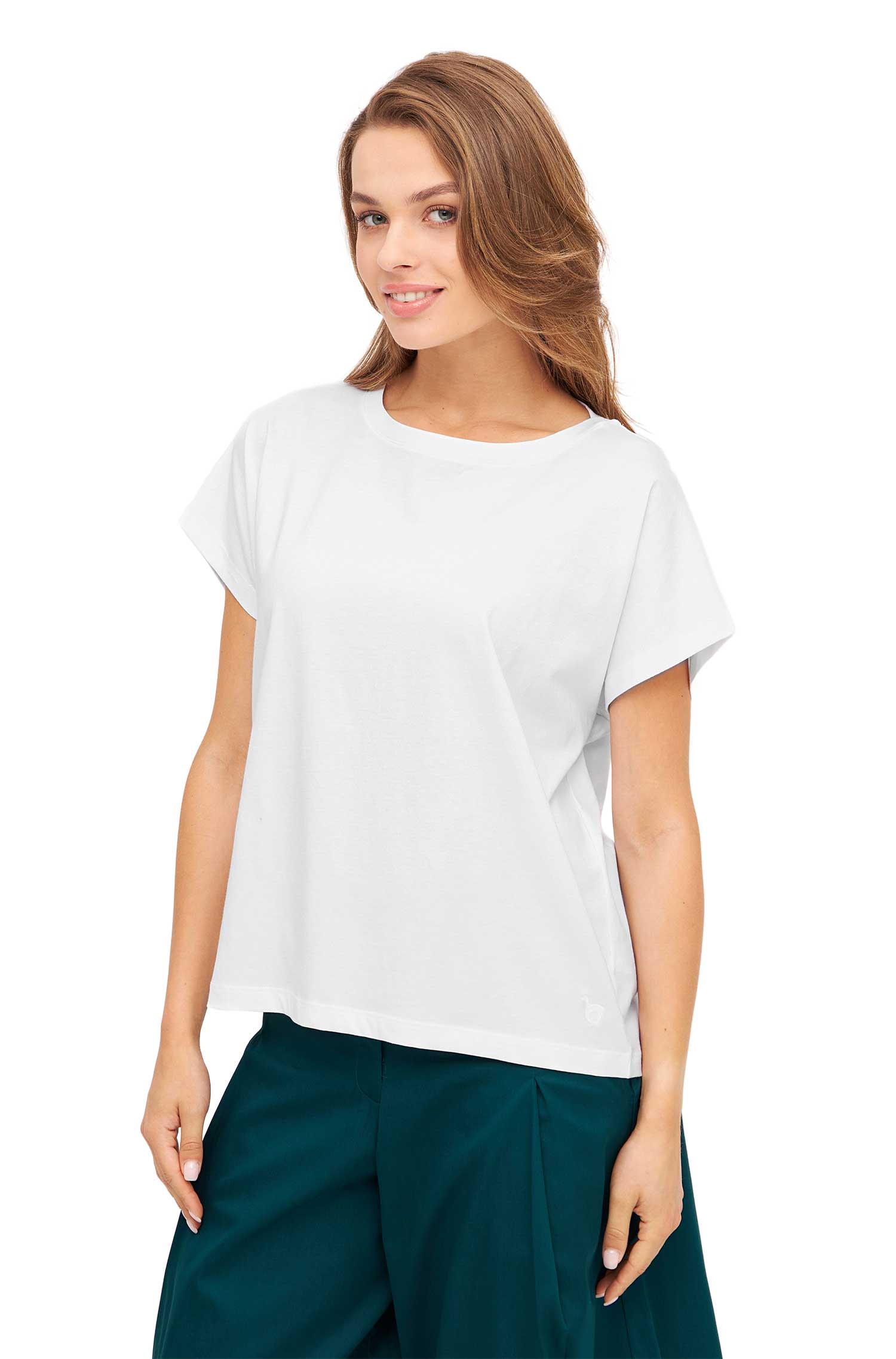 T-Shirt BOXY aus Bio-Pima-Baumwolle