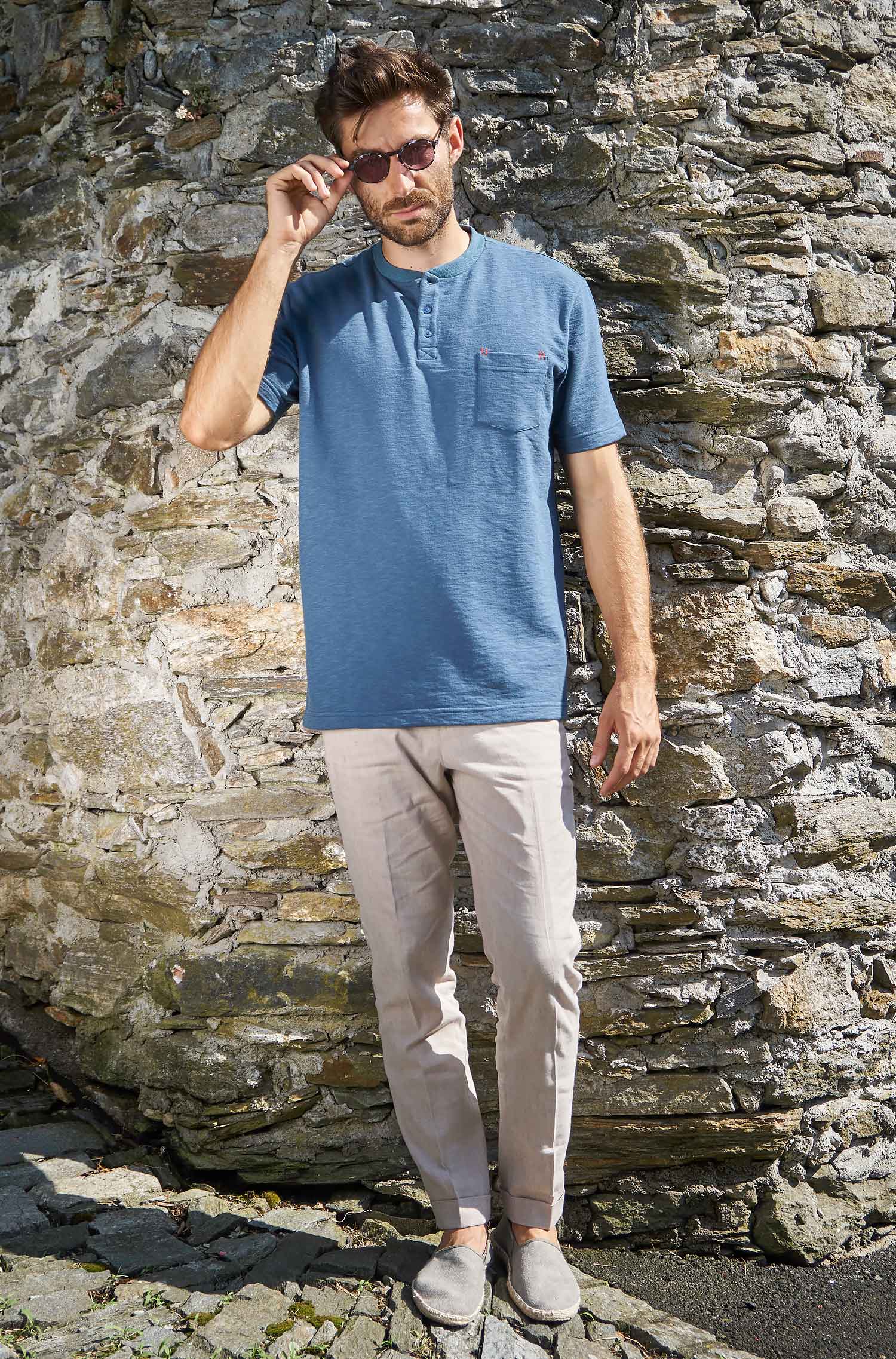 T-Shirt JAHLEEL aus Royal Alpaka-Baumwoll-Mix