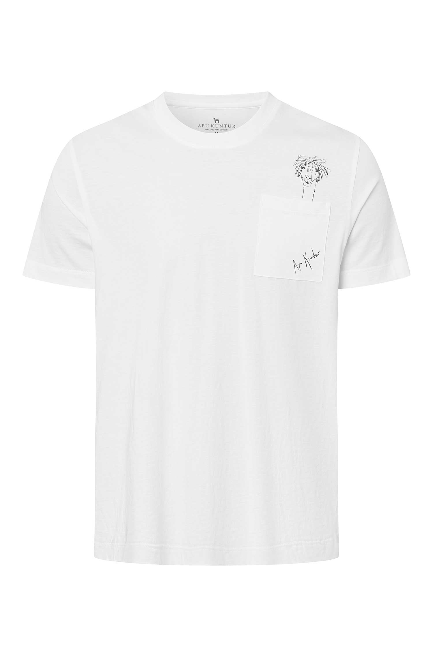 T-Shirt RASSI mit Alpaka-Print und Tasche