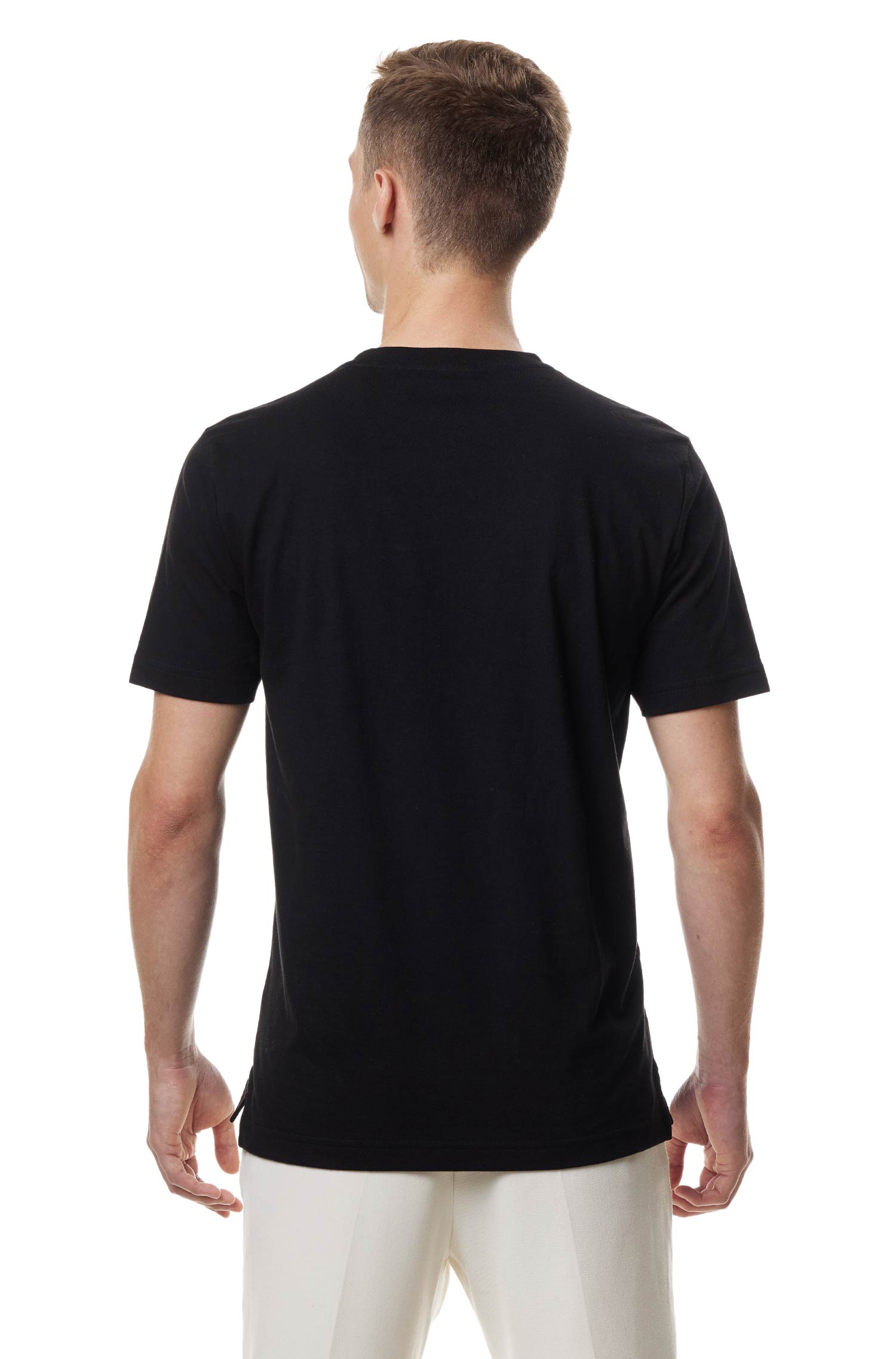 T-Shirt RUNDHALS mit Royal Alpaka-Baumwoll-Mix