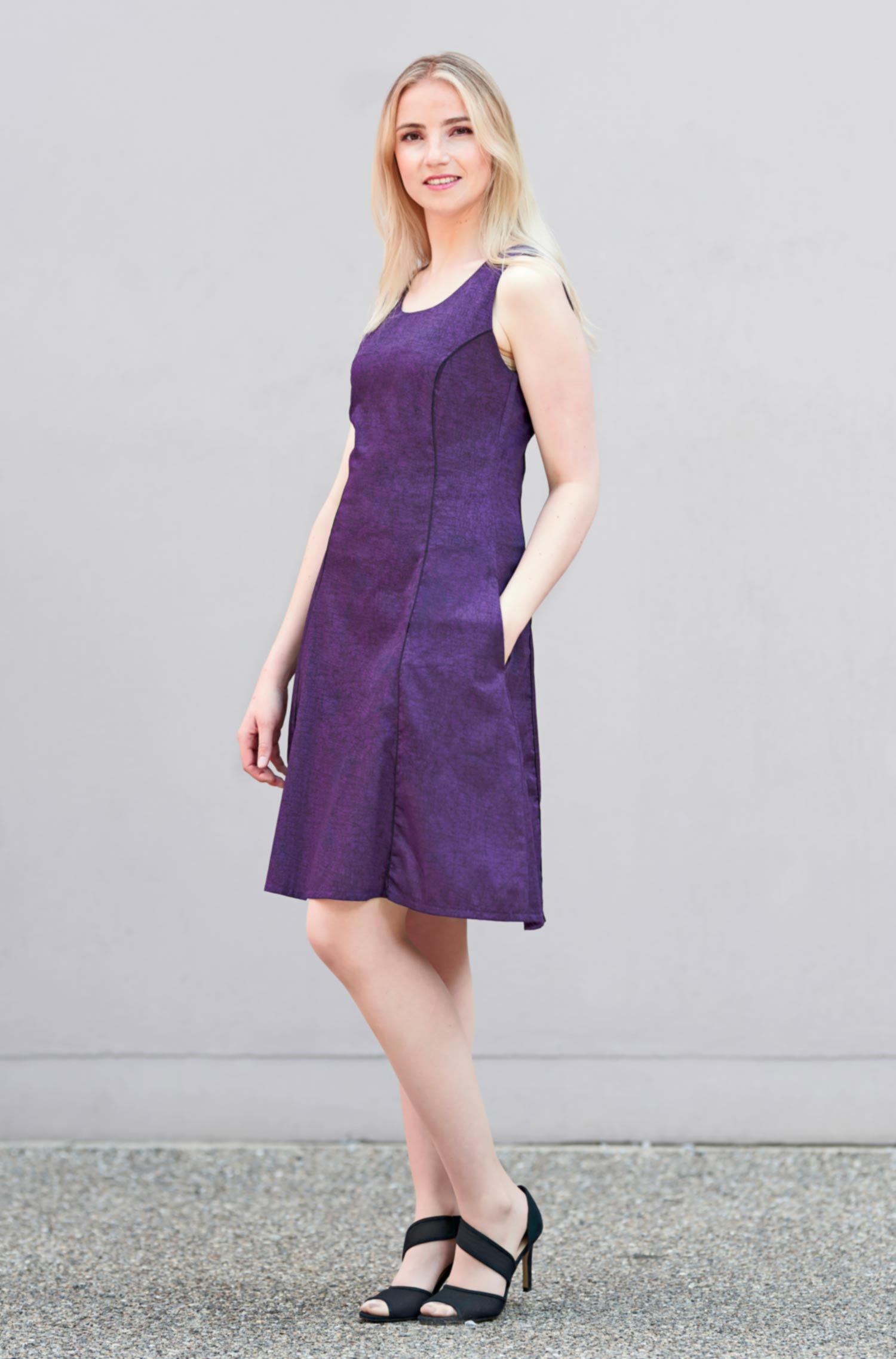 Trägerkleid IMPERIO aus 100% Pima Bio Baumwolle