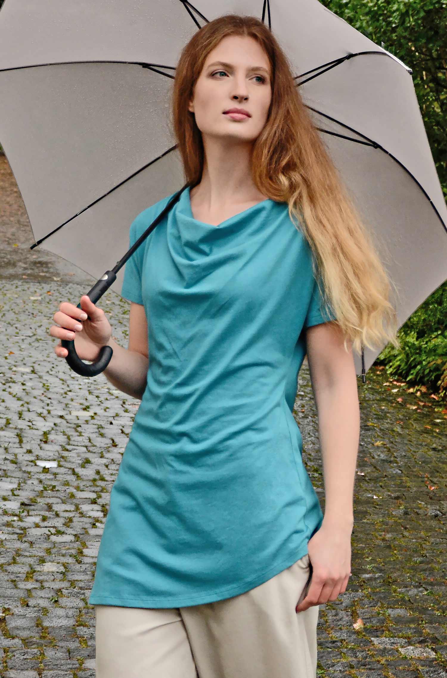 Tunic shirt RUTH made of 100% organic cotton