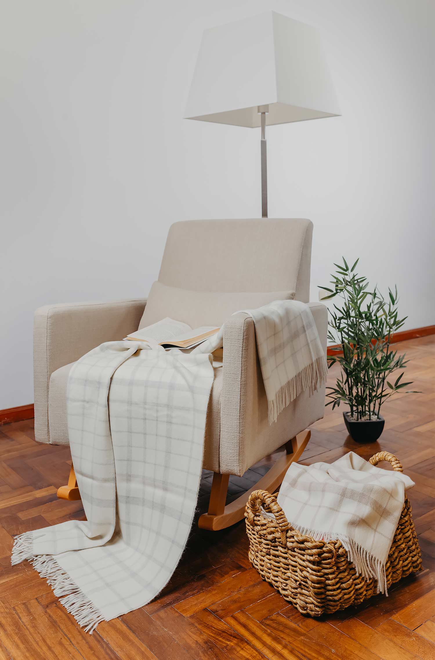 VINICUNA Decke aus 100% ungefärbtem Baby Alpaka