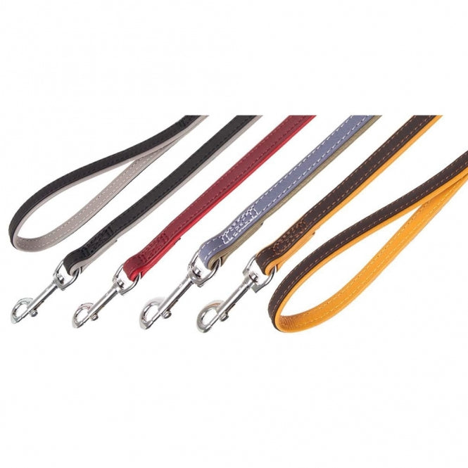 Karlie Vintage Trend Leine - Dunkelbraun/Gelb